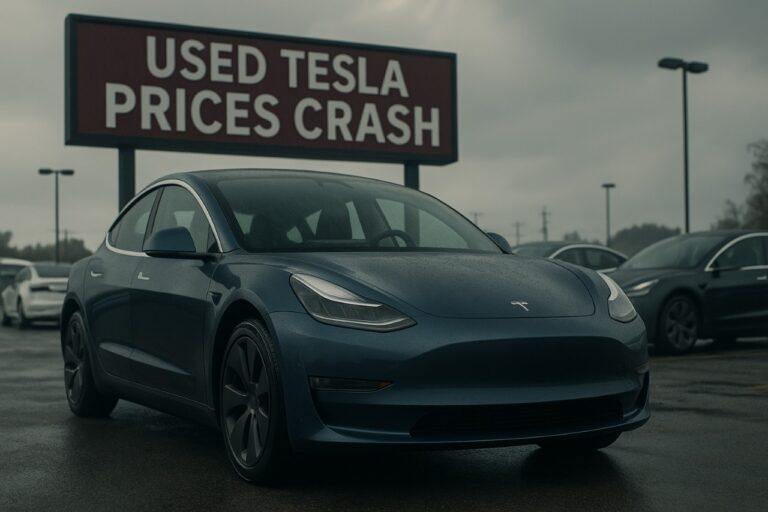 used tesla cars