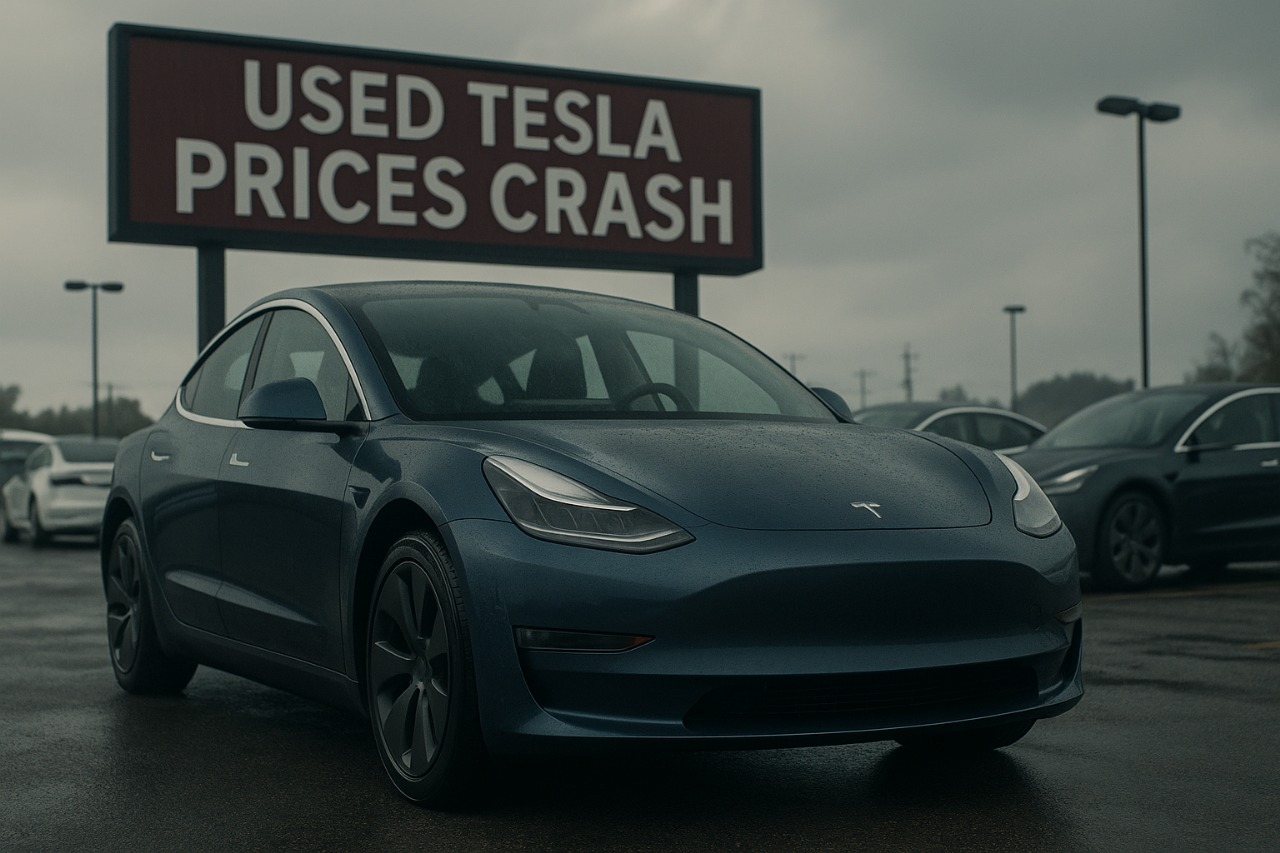used tesla cars